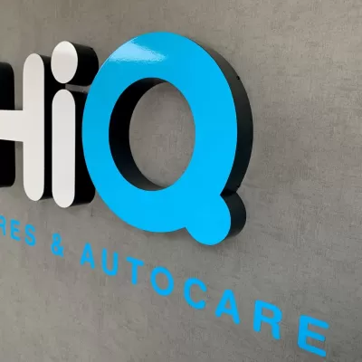 HiQ Tyres & Autocare Chester new Signage