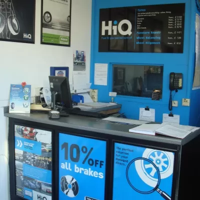BMW Customer car at HiQ Tyres & Autocare Belvedere