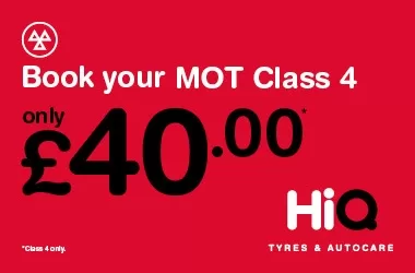 HiQ Tyres & Autocare Bodmin Cars in Workshop