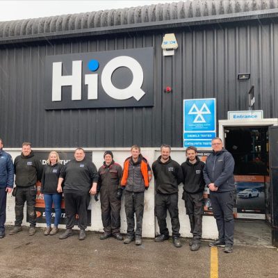 HiQ Tyres Autocare Dukinfield Marketing Team April Visit Landscape Team 2