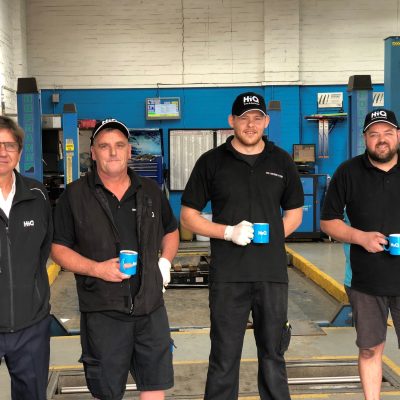Bob and the boys at HiQ Chester