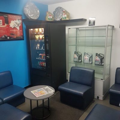 HiQ East Ham waiting area