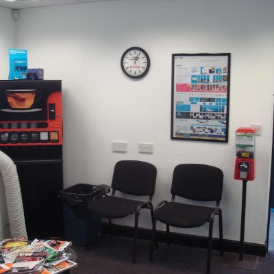 HiQ Warmley waiting room