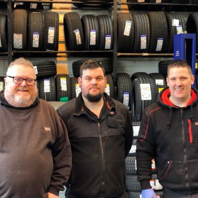 HiQ Warmley team - Nick, Darren and Mike