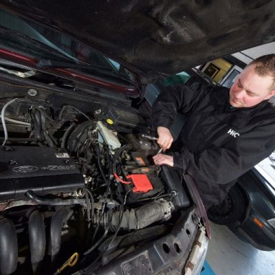 HiQ Helston Tyres and Autocare - team hard at work