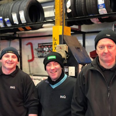 HiQ Nuneaton team - Malcolm, Tim and Gary