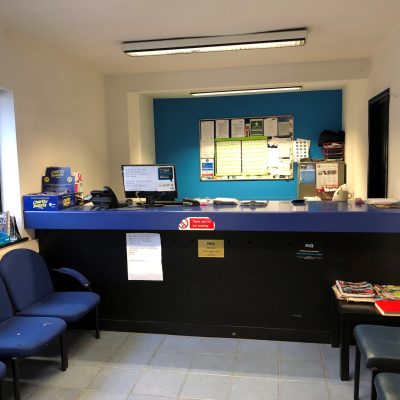 HiQ Evesham reception area