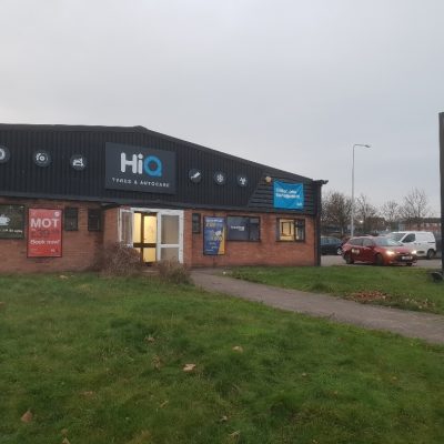 Hi Q Tyres Autocare Telford new signage front entrance