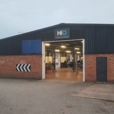 Hi Q Tyres Autocare Telford side entrance to workshop