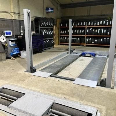 Hi Q Tyres Autocare Brandon New MOT Bay Tyre Rack