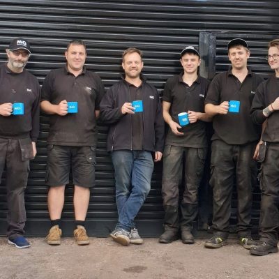 HiQ Honiton team picture - Julian, Paul, Marty, Dave, Matt, Kody.