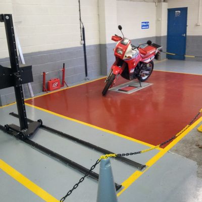 HiQ Northwich- motorcycle MOT bay