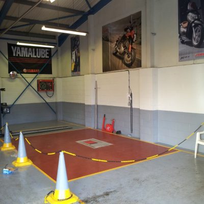 HiQ Northwich- motorcycle bay
