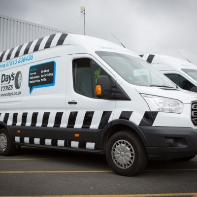 HiQ (Day's) Gorseinon mobile vans- tyres, brakes, exhausts, servicing, batteries, MOTs