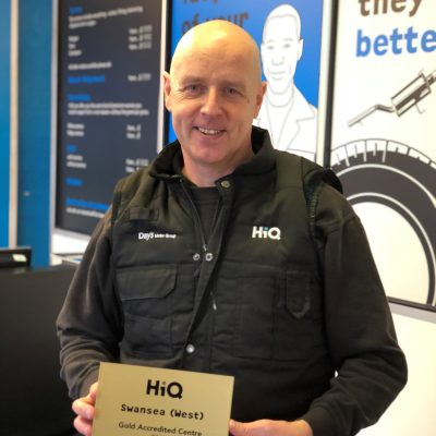 HiQ (Day's) Gorseinon receiving their Gold Standard award 2018
