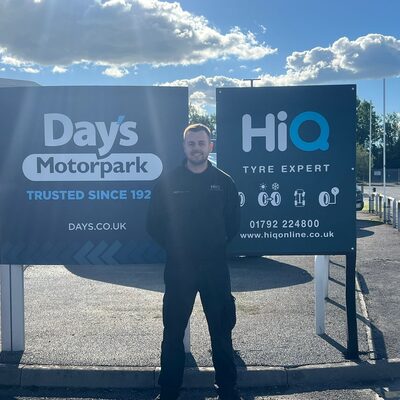 Hi Q Tyre Expert Llansamlet Technician Dan Outside