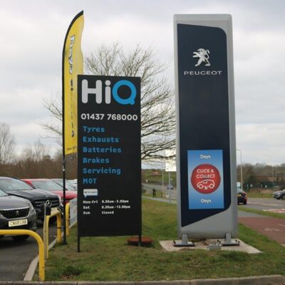 Hi Q Tyres Aurtocare Haverfordwest New Exterior Signage