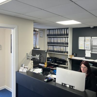 Hi Q Newton Aycliffe reception area