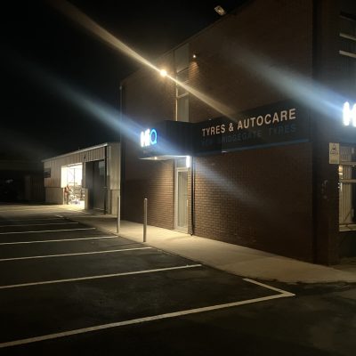 Hi Q Tyres Autocare Birtley Night Time 2