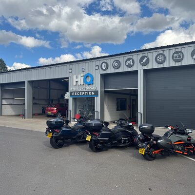 Hi Q Durham External Bikes outside Centre