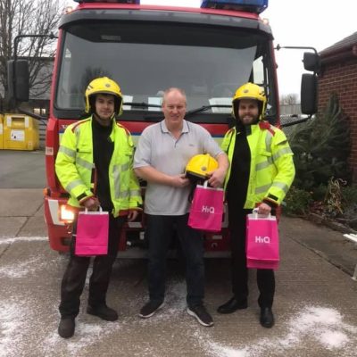 Xmas 2018 collab with fire staion santas grotto at HiQ Egremont