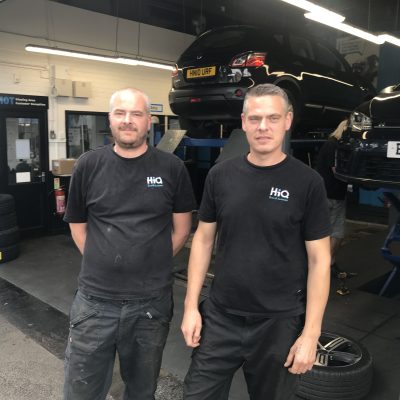 Scott and Martin Hi Q Tyres Autocare Goffs Oak