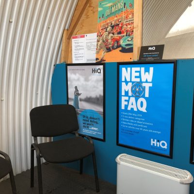 HiQ Tyres & Autocare Bath waiting area