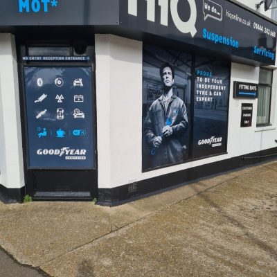HiQ Tyres & Autocare Burgess Hill Icons and Signage