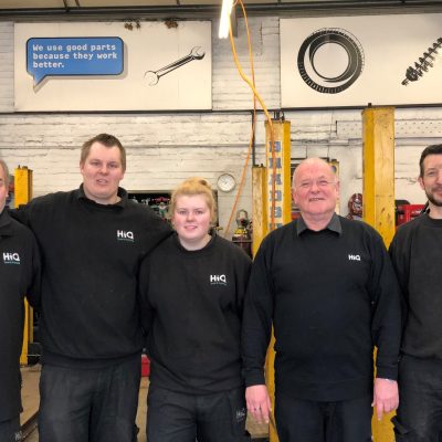HiQ Tyres Autocare Burgess Hill team picture