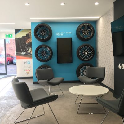 Hi Q Castrol waiting area