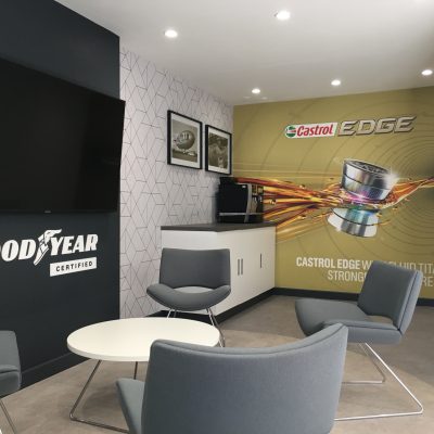 Hi Q Castrol waiting area 2