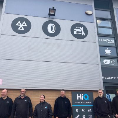 Hi Q Tyres Autocare Whiteley March Visit Exterior Team