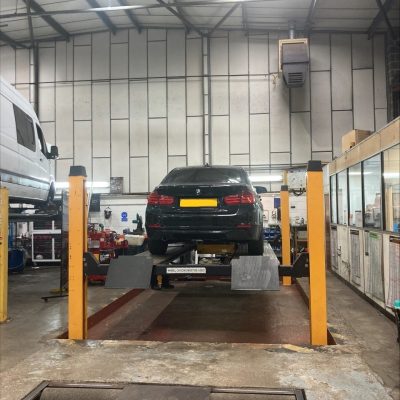 Hi Q Tyres Autocare Hedge End Visit March Car in MOT Bay