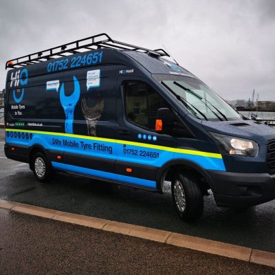HiQ Plymouth Van On the Road