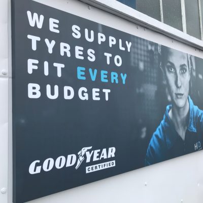 Hi Q Tyres Autocare Gosport we supply tyres to fit every budget sign