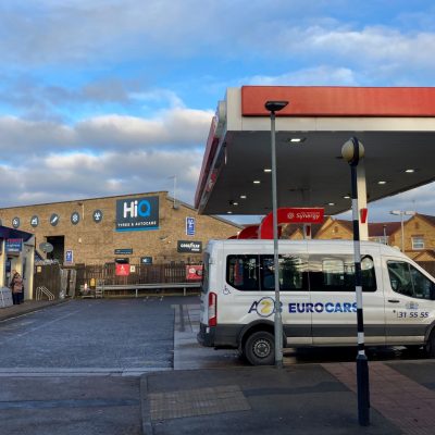 HiQ Tyre & Autocare Peterborough Street view with Esso Garage