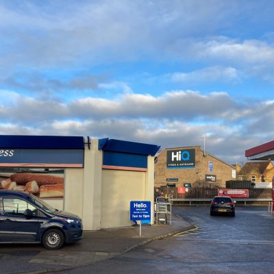 HiQ Tyres & Autocare Peterborough Signage and Tesco
