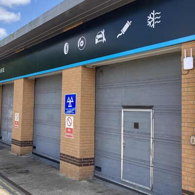 Hi Q Tyres Autocare Towcester External back of the workshop