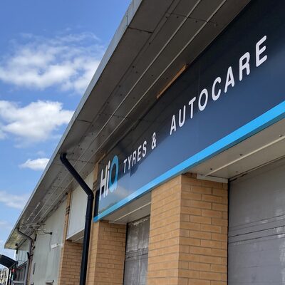 Hi Q Tyres Autocare Towcester External from main road