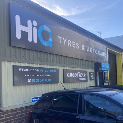 Hi Q Tyres Autocare Wimbledon Front Signage