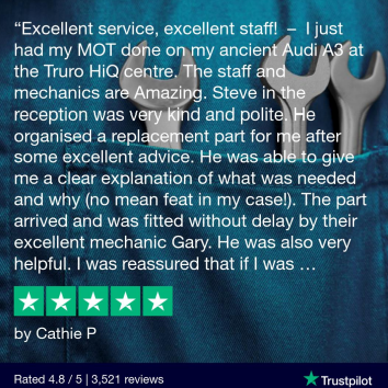 Hi Q Tyres Autocare Truro 5 Star