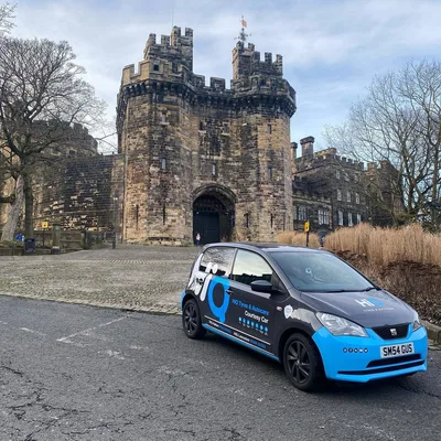 Hi Q Tyres Autocare Lancaster and Holton Courtesy Car on the move