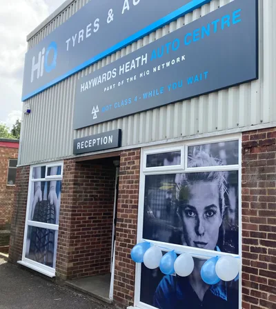 Hi Q Tyres Autocare Haywards Heath entrance