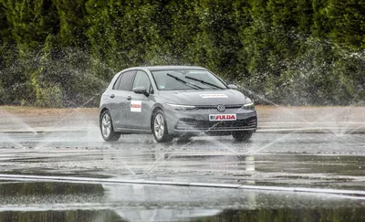 Fulda Event 2022 Golf on track on wet