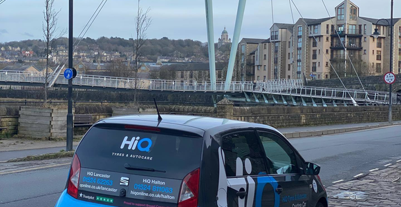 Courtesy Car Re-brand for HiQ Tyres & Autocare Lancaster & Halton.