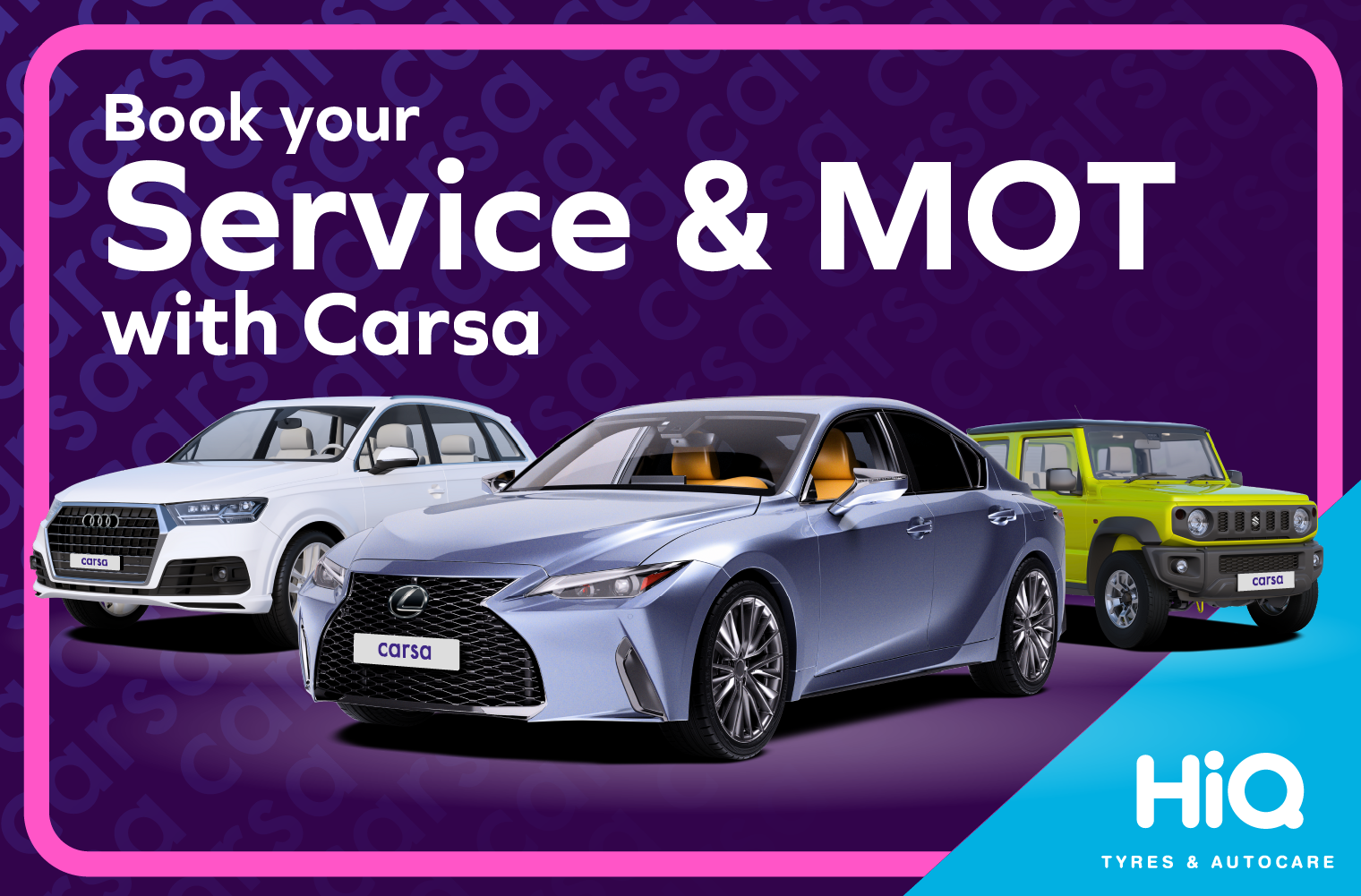HiQ Cannock Partners With Carsa