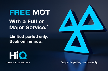 FREE MOT with a Full or Major Service