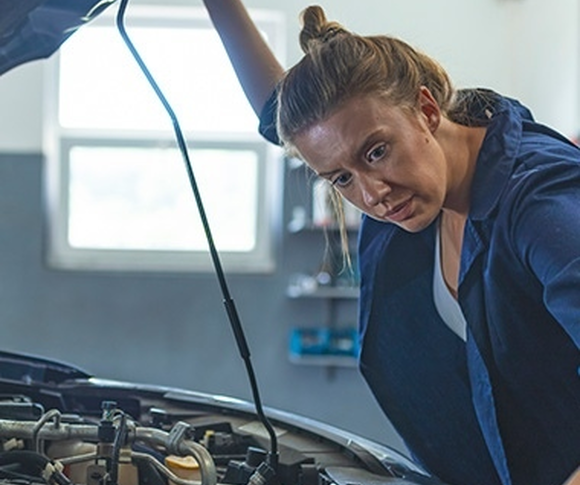 Lady mechanic