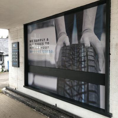 Hi Q Tyres Autocare Maidenhead Visual on wall