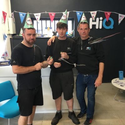 Hi Q Tyres Autocare Maidenhead Birthday Team Photo